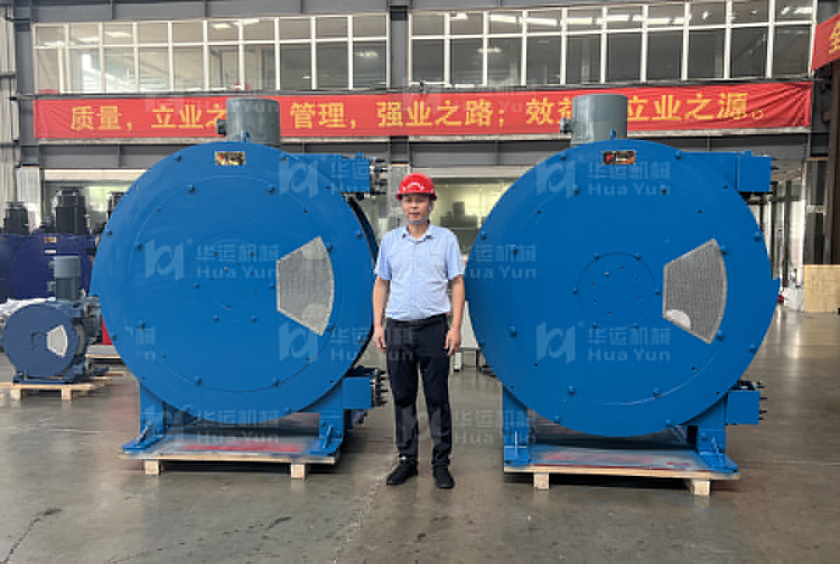 为某集团生产的125Z大型软管泵制造完成